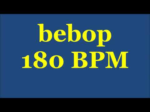 Drum Loops for Practice Bebop 180bpm