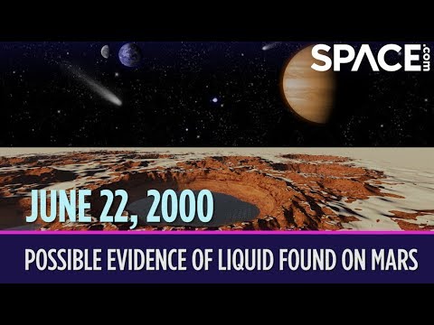 OTD in Space – June 22: Possible Evidence of Liquid Found on Mars