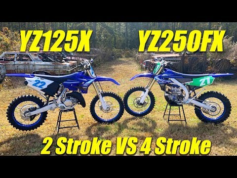 2 Stroke VS 4 Stroke 2020 Yamaha YZ125X and YZ250FX