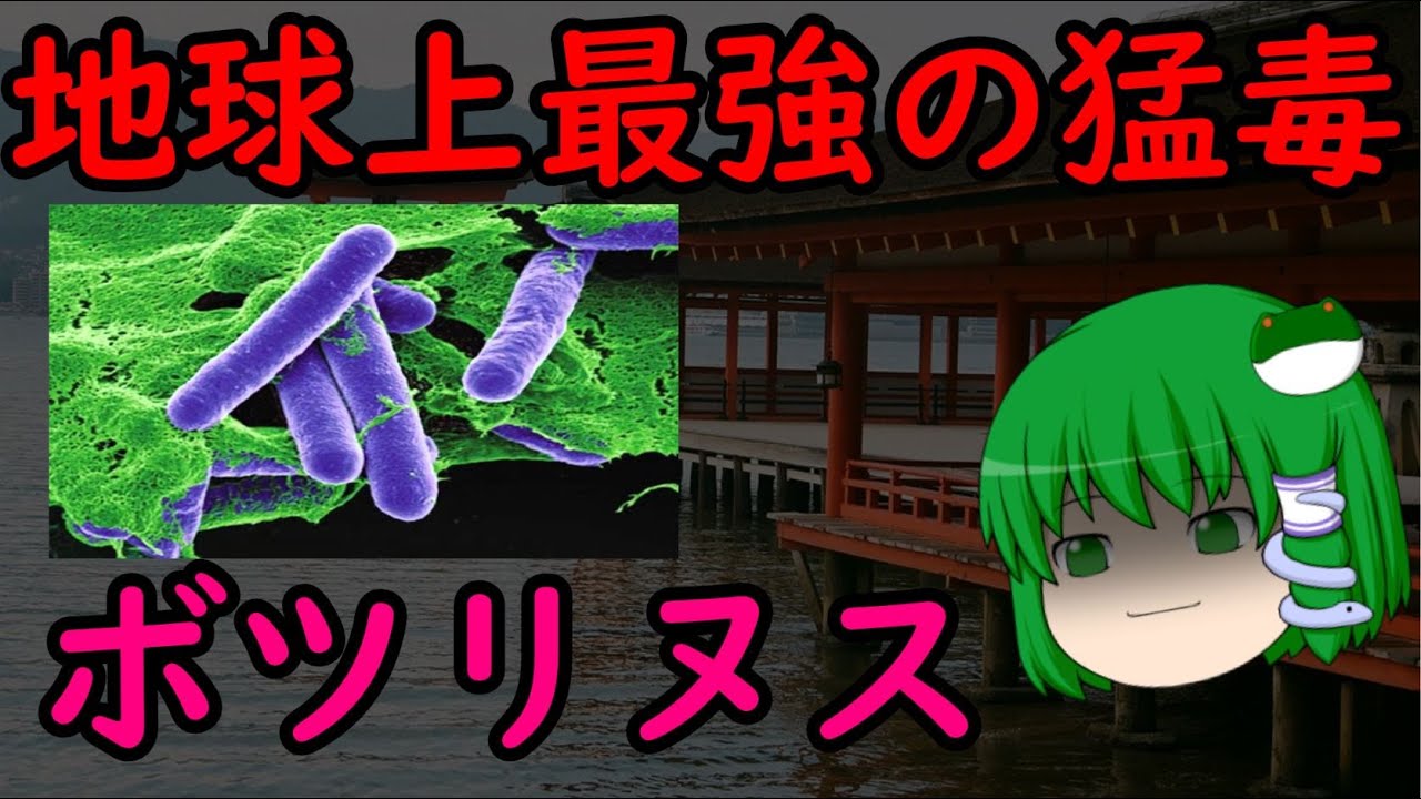 【ゆっくり解説】地球上最強の毒　ボツリヌス毒素、ボツリヌス症　感染症解説　『ボツリヌス症』