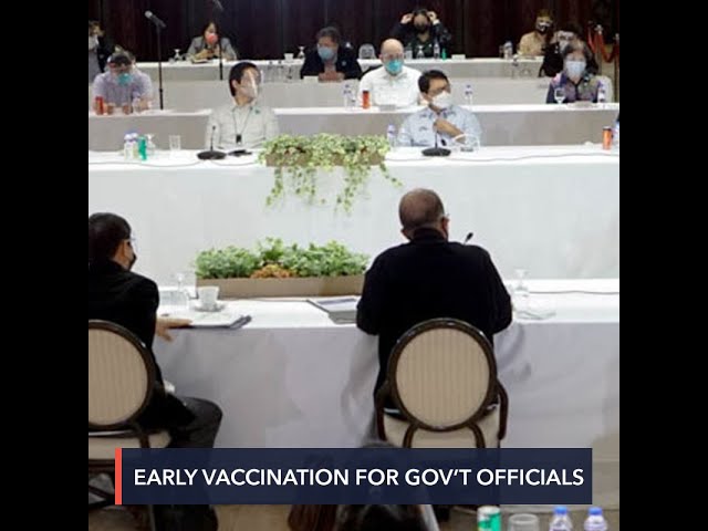 Some Duterte Cabinet officials, soldiers are already vaccinated