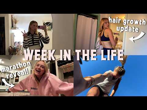 week in the life: tokyo marathon training, new year reset, my hair growth journey