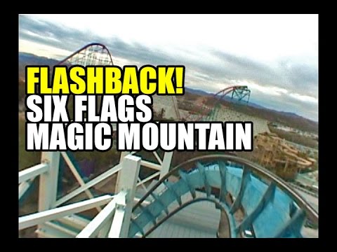 Remember Flashback at Six Flags Magic Mountain? Roller Coaster Front Seat POV!