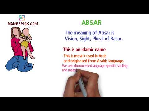 The meaning of Absar
