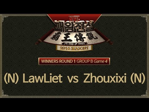 [ LawLiet vs Zhouxixi ] Game 4 NGTV WAR 3 LEAGUE Season 1 Winners Round 1 Group B 160408