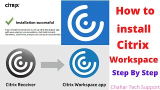 How to install Citrix workspace on windows 10 |  How to add account in citrix workspace app #Citrix