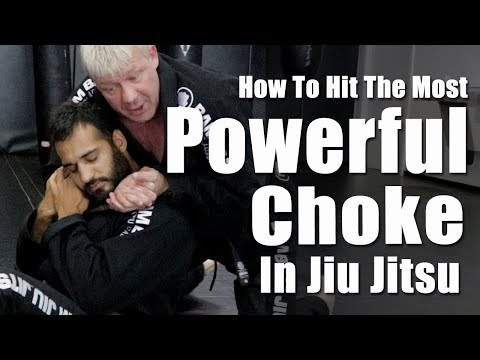 How To Hit The Most Powerful Choke In Jiu Jitsu