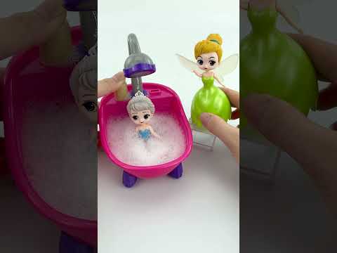 Satisfying with Unboxing & Review Disney Princess Bathtime Toys! ASMR #disney #elsa