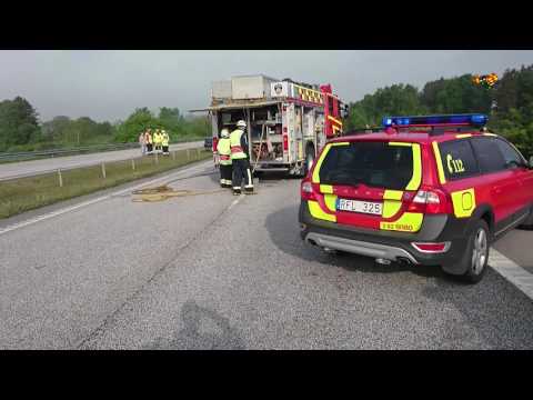 Bil och motorcykel i Åmål har kolliderat