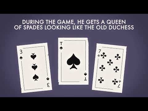 Why did Pushkin choose to write about Queen of Spades and not Hearts or Diamonds?