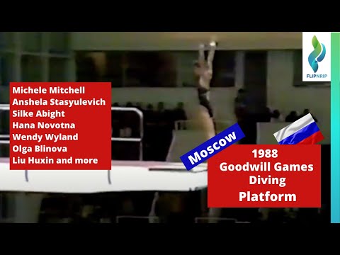 1988 Goodwill Games Diving - Womens Platform Finals - Moscow