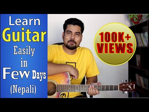 Guitar Lesson 1- विल्कुलै beginners काे लागी || Guitar kasari bajaune | Basic major chords course