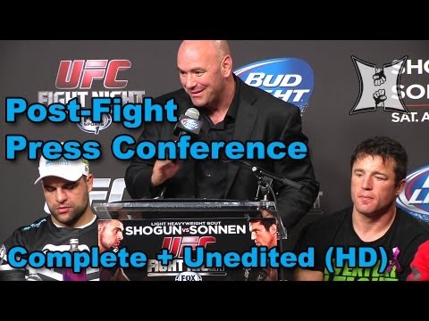 UFC on FOX Sports 1: Shogun vs Sonnen Post-Fight Press Conference (complete + unedited)