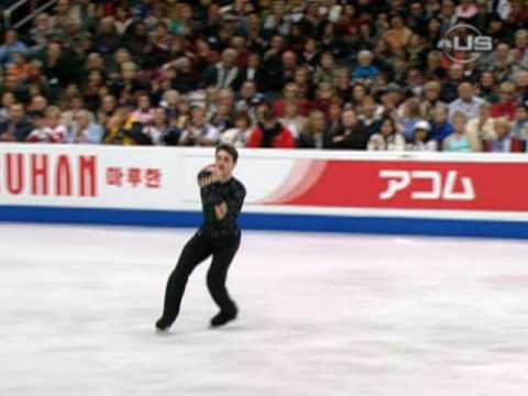 Figure skater Joubert falls into third