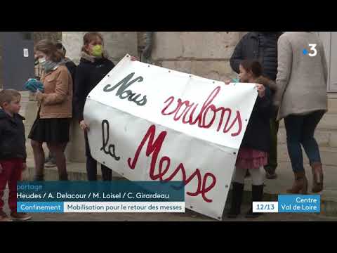 Religion : mobilisation pour le retour des messes à Bourges et dans toute la France