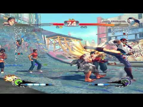 RiyuRimururu [Ryu] vs xXStealthSneakXx [Vega] USF4 Ranked Match