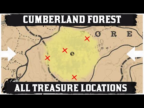 ALL Cumberland Forest Treasure Map Location
