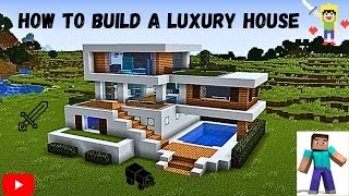 Minecraft: How To Build A Luxury House | Series #1 | Minecraft Series | PS4 | Minecraft.
