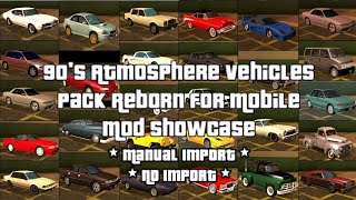 GTA SA Android: 90's Atmosphere Vehicles Pack Reborn [Mod Showcase]