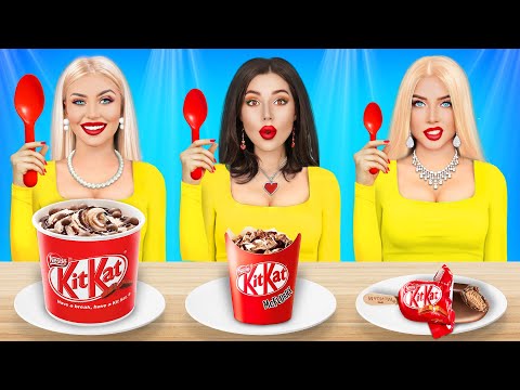 Small Vs Medium Vs Big Chocolate Food Challenge | Funny Cooking Battle by RATATA POWER