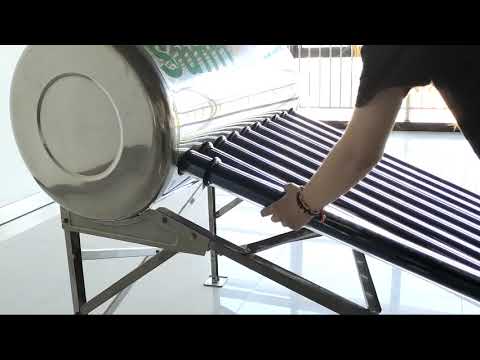 Watch Seven SS Stars 200L Solar Water Heater in Action