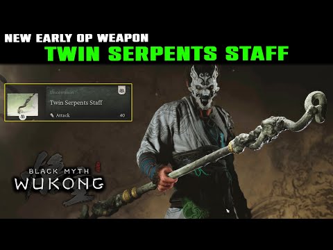 NEW OP WEAPON EARLY | Twin Serpents Staff Location & How to Get | Black Myth: Wukong