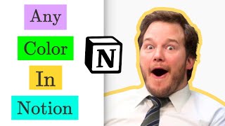 Customize Text Color in Notion (Any Color!) 🌈