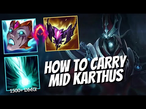 THIS IS HOW TO WIN ANY GAME WITH KARTHUS! League of Legends S+ Season 12
