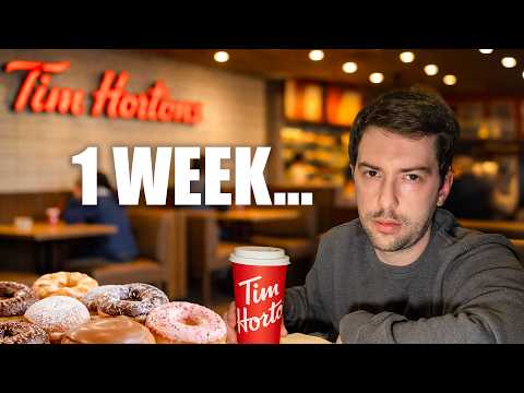 I ate Nothing But Tim Hortons for 1 Week