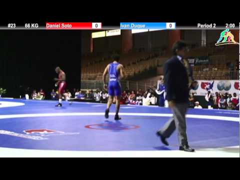 Pan Am 2012: GR 66 KG Quarterfinal Daniel Soto (PUR) vs. Ivan Duque (COL)