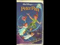 Opening To Peter Pan 1990 VHS
