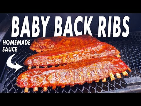 Smoked Baby Back Ribs With Homemade BBQ Sauce