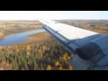 Nolinor Convair CV 580 Landing At Rouyn Noranda Canada Window View