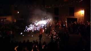 preview picture of video 'Correfoc aux angles 14 août 2012'