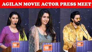 Tanya, Tarun Arora, PRiya & Kollywood Celebrities at Agilan Movie Press Meet #agilan #jayamravi video