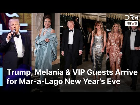 Full 2026 Party: Trump, Melania, Eric & VIP Guests Arrive for Mar-a-Lago New Year’s Eve Party | AQ1E