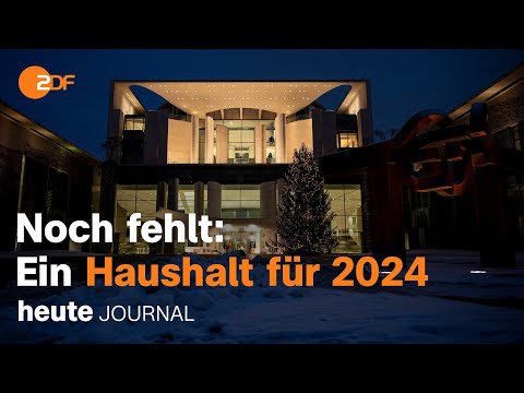 heute journal vom 03.12.2023 Haushaltsdebatte, Krieg in Gaza, Wochenausblick