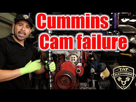 Cummins ISX Cam Failure / Cummins engine miss/ Cummins rough idle/ Cummins Cam replacement/ Cummins