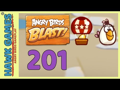 Angry Birds Blast Level 201 Hard - 3 Stars Walkthrough, No Boosters