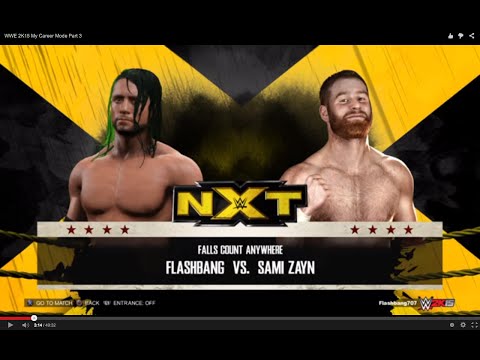 WWE 2K15 My Career Mode Part 2 - New NXT Champion!