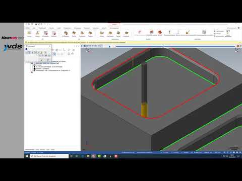 Neues in Mastercam 2020: 2D Kontur Leerschnitte und Überlappung