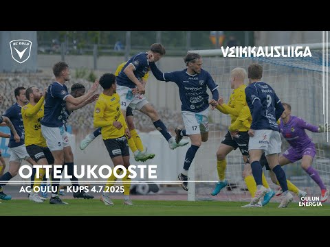 Ottelukooste: AC Oulu – KuPS 4.7.2025 (Veikkausliiga)