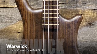 Video thumbnail for Sound Sample【Warwick / Pro Series Thumb Bass Bolt-On 4st】 by GRACIAS.nagoya