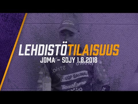 Lehdistötilaisuus: JoMa - SoJy 1.8.2018
