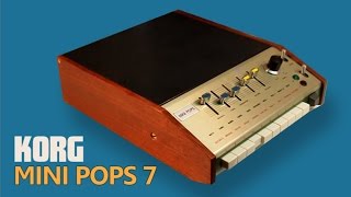 Video thumbnail for KORG MINI POPS 7 Analog Rhythm Box 1971 | HD DEMO | SAMPLE PACK by AnalogAudio1
