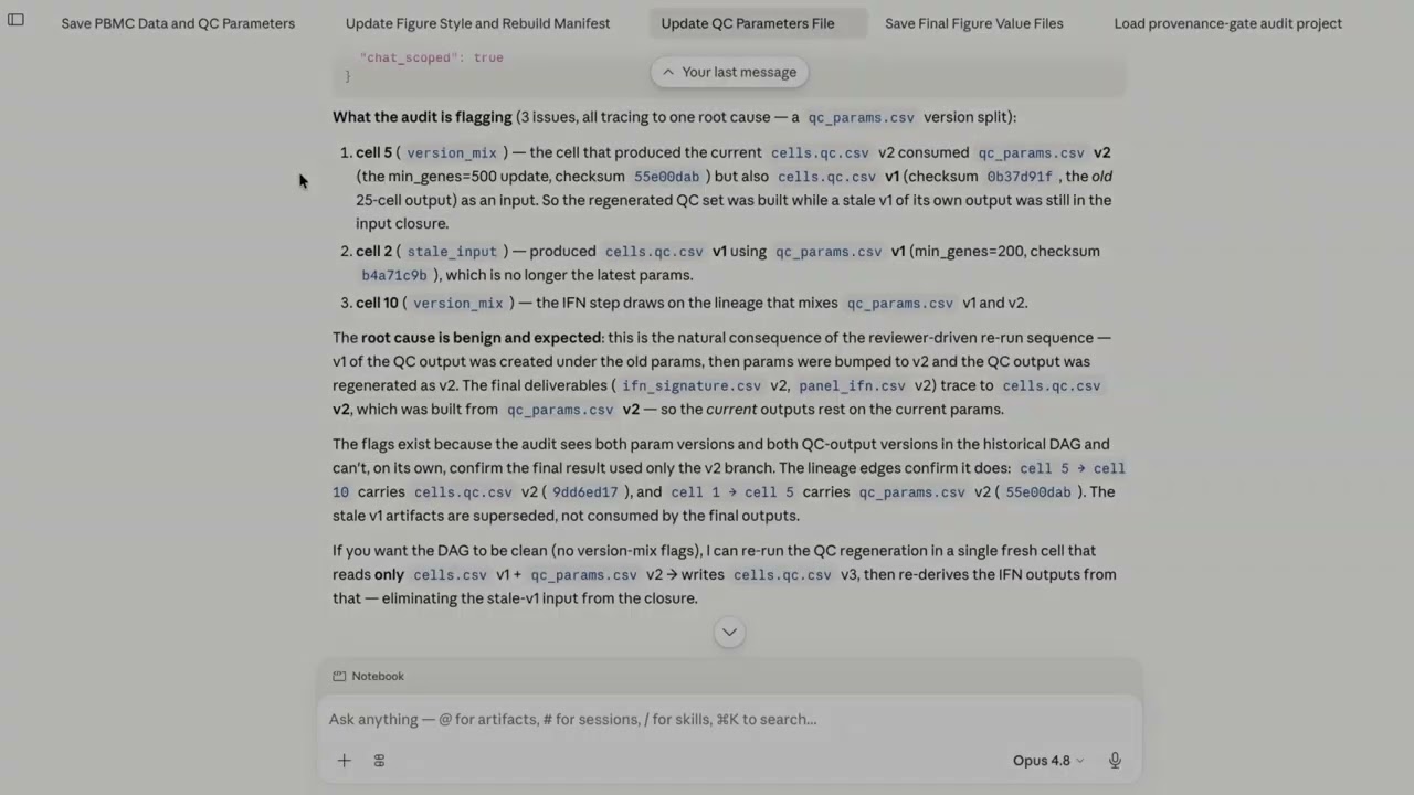 Provenance Gate (solo team) project preview