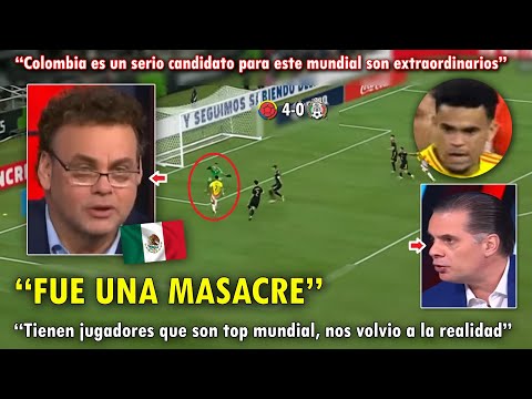 "A HUMILIATION" MEXICAN JOURNALISTS REACTED THIS WAY TO COLOMBIA'S 4-0 THROWING OF MEXICO TODAY