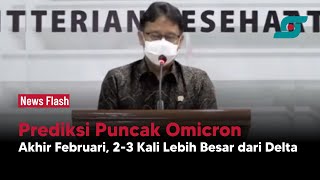 Menkes Prediksi Puncak Omicron Akhir Februari, 2-3 Kali Lebih Besar dari Delta | Opsi.id