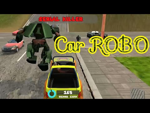 Rope Hero Vice Town : Car Robot Kill Rope Hero Near Military Base | Fight With Car Robo vs Rope Hero