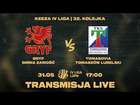 Zapis transmisji: Gryf Gmina Zamość - Tomasovia Tomaszów Lubelski 1:4 #keeza4liga | Sezon 2024/25